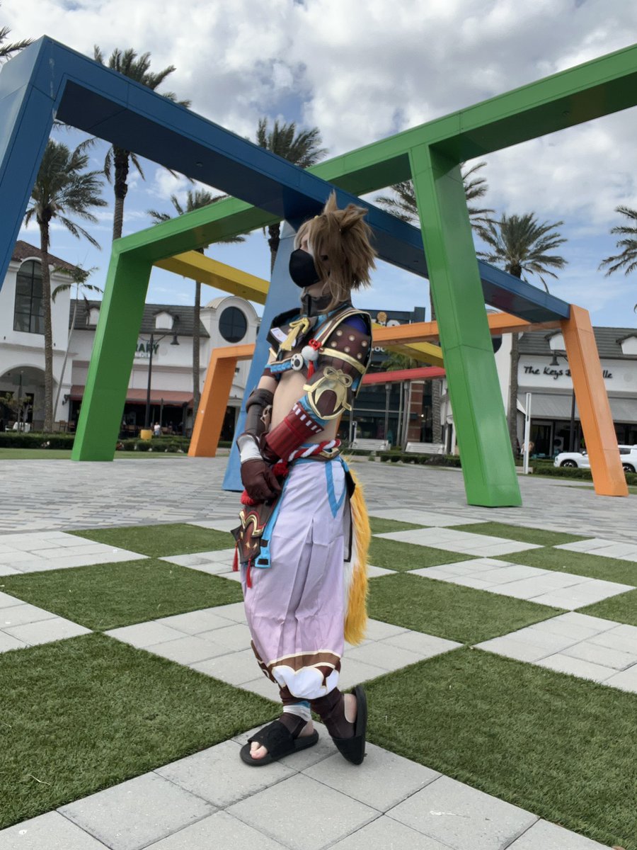 Athena_Funposts's tweet image. Gorou cosplay shoot