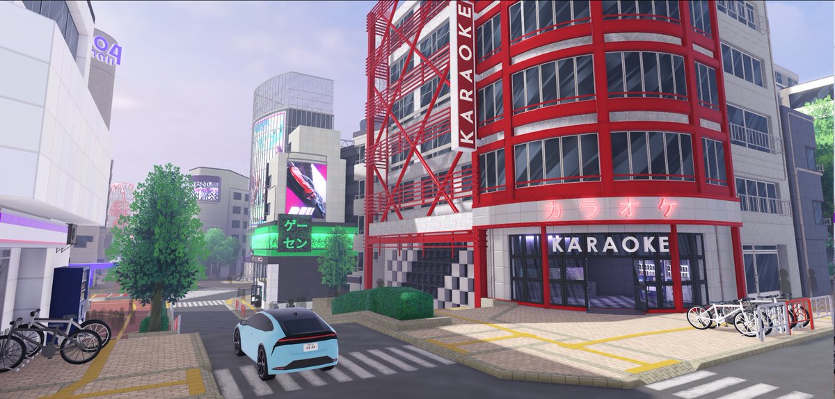 144hertz's tweet image. here&apos;s some shots of the world I made for our new game, anime life! #robloxdev #roblox #gamedev