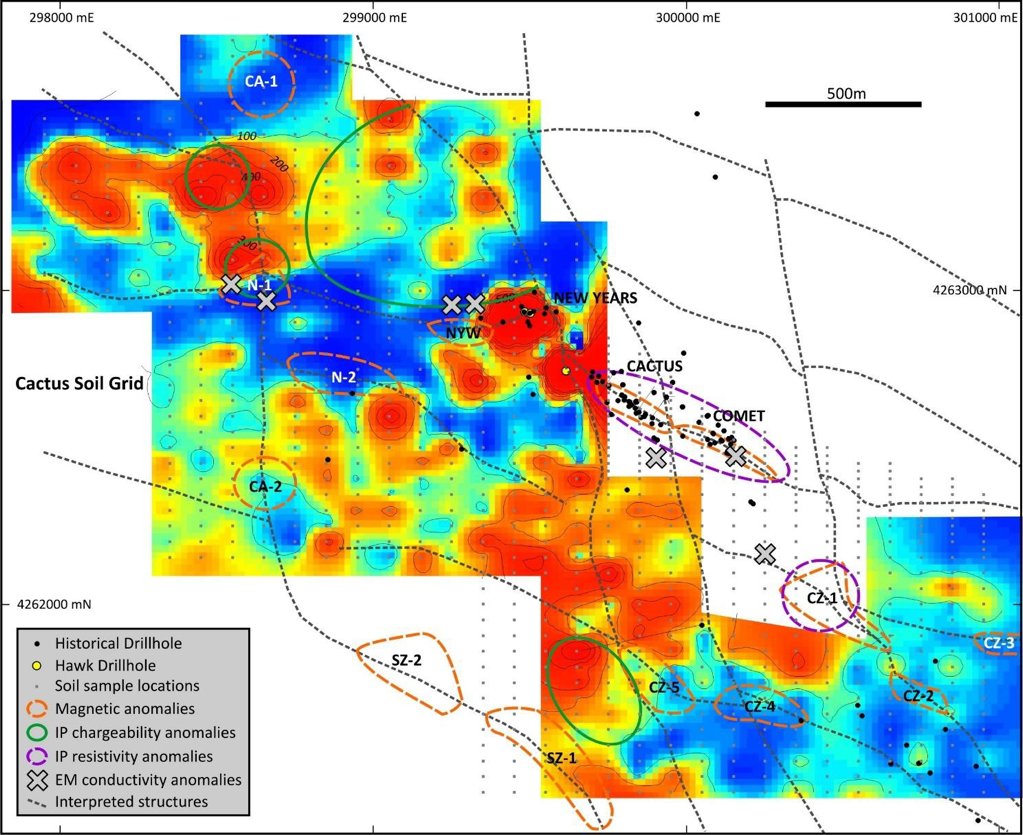 <a href="/HawkResources/">Hawk Resources</a> (ASX: HWK) electromagnetic geophysics survey confirms cactus #copper targets in Utah, USA.  

ASX Announcement: tinyurl.com/4jnn6aa8 

#HWK #Exploration #Utah