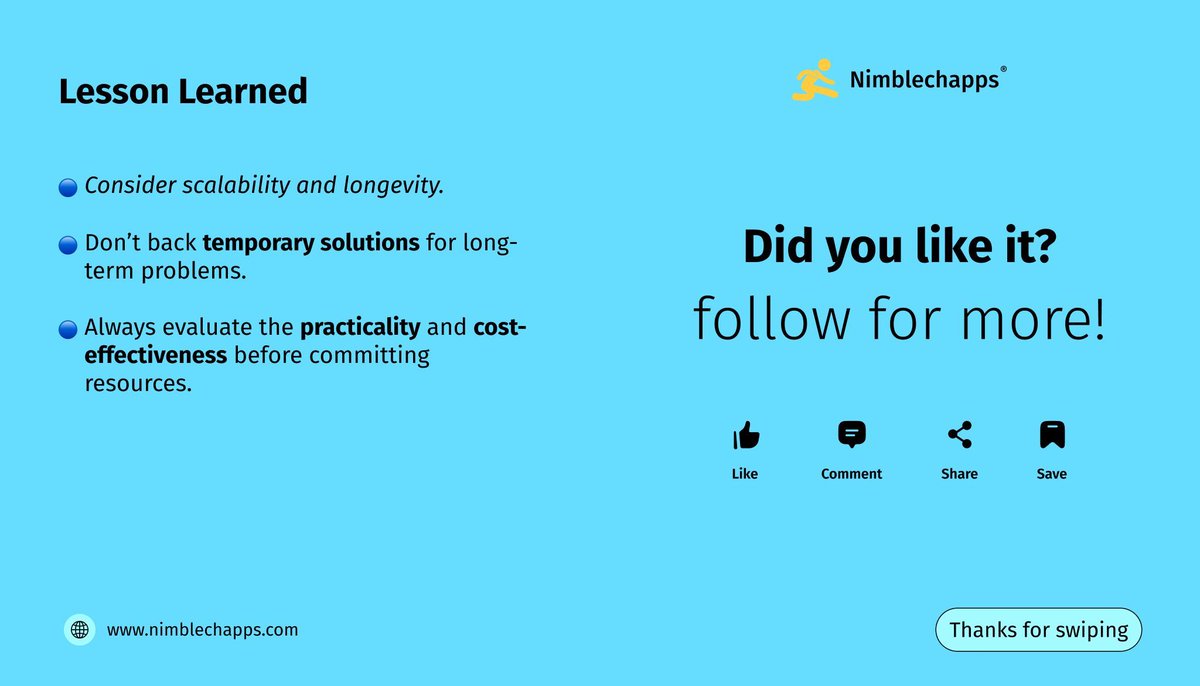 Nimblechapps's tweet image. 🚨 Google’s Project Loon: A $3B Failure 📡💸

High costs and poor scalability grounded this ambitious project. Scalability and cost-effectiveness matter!

#TechFails #ProjectLoon #MobileAppDevelopment #WebAppDevelopment #Nimblechapps