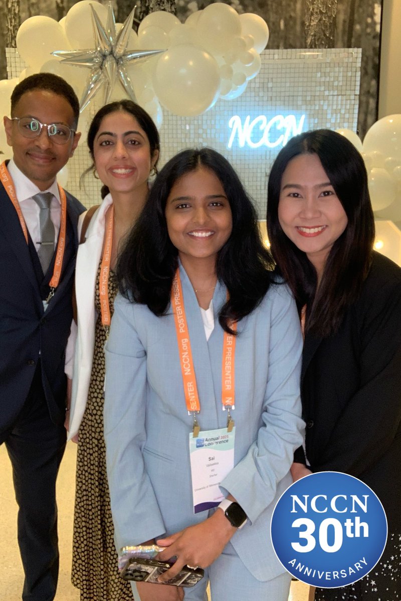 dhamija_kr's tweet image. A wonderful weekend at #NCCN 2025 presenting my two posters, connecting with admirable pioneers of Hematology-Oncology and catching up with long distance friends. Specially grateful to my mentors for their infinite support @DulabhK @GIOncologist @AHNIMres @AHNhemeonc @TKapetanos