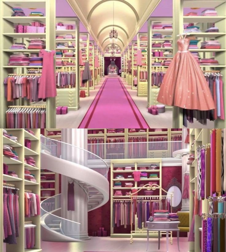 mi sueño es tener el clóset de Barbie