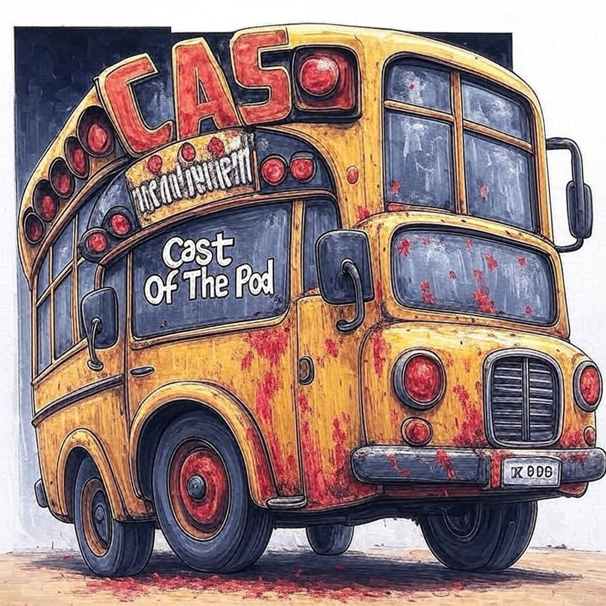 CastofthePod's tweet image. Jumping on the AI make an anime style bandwagon.... or should I say BusWagon #AIanime #castofthepod