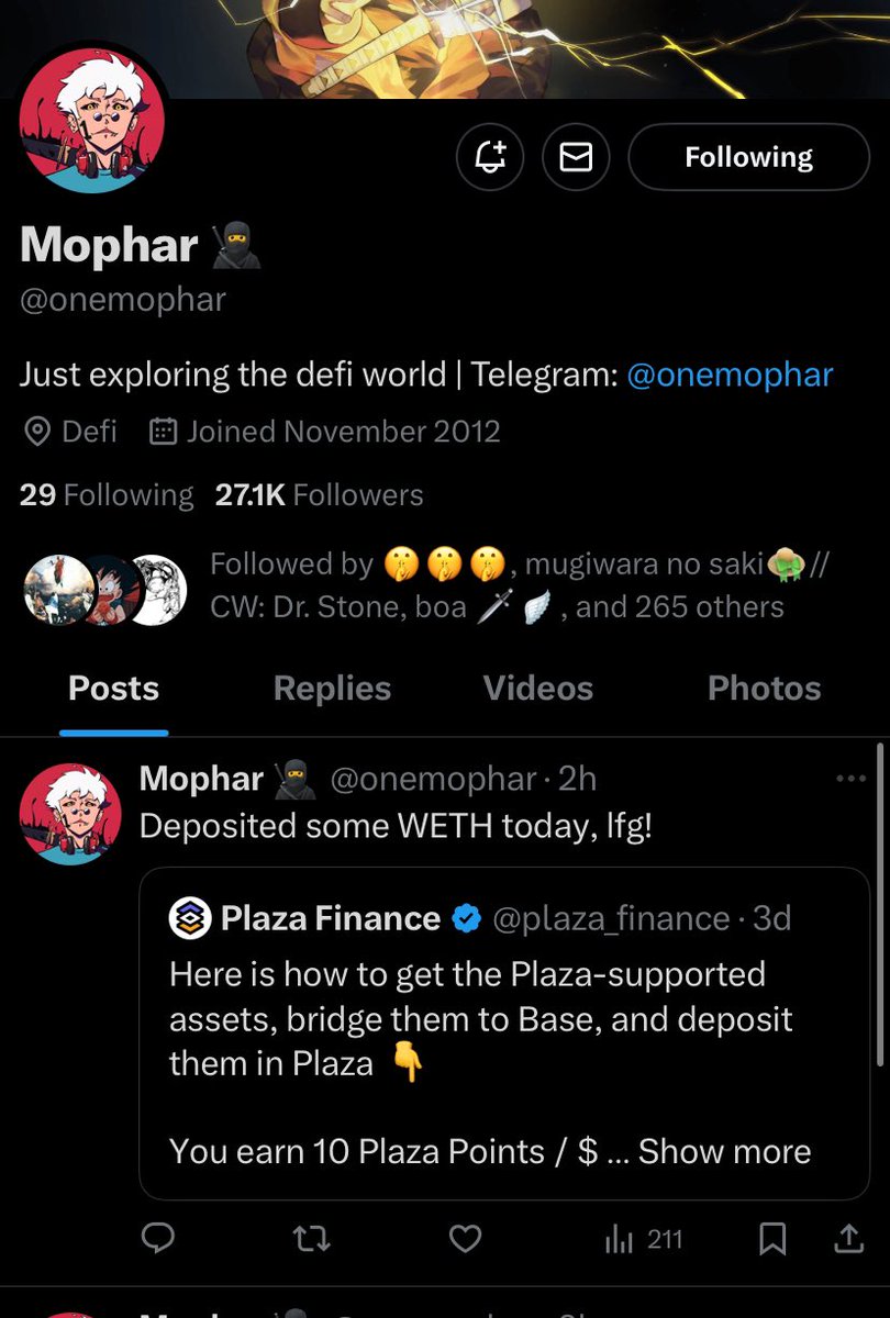 My old account (OGRubberman) got hacked and taken over by crypto NFT scammers so i’m no longer affiliated with the account. if they DM you its not me @ /onemophar