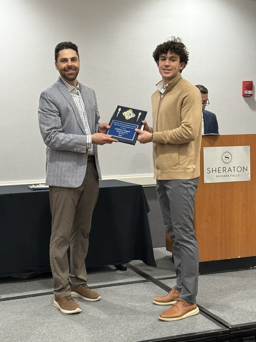 STARPOINT ATHLETICS (@spointathletics) on Twitter photo Congratulations to Natalee Lawrence and Cohen Vogel, Starpoint HS’s <a href="/NiagaraPAL/">NiagaraPAL</a> Female and Male Athlete of Year nominees.
Congratulations Cohen on winning the Niagara PAL Male Athlete of the Year award! <a href="/StarpointCSD/">StarpointCSD</a> <a href="/SectionVI/">Section VI</a> #hailstarpoint #OneStarpoint Congratulations to Natalee Lawrence and Cohen Vogel, Starpoint HS’s <a href="/NiagaraPAL/">NiagaraPAL</a> Female and Male Athlete of Year nominees.
Congratulations Cohen on winning the Niagara PAL Male Athlete of the Year award! <a href="/StarpointCSD/">StarpointCSD</a> <a href="/SectionVI/">Section VI</a> #hailstarpoint #OneStarpoint