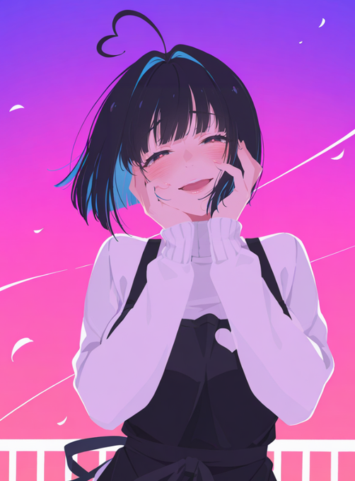 ただいまぁああです!!!
おはようございますッ💙

無事に帰宅し一番最初に生成したのが
この画像でしたw

ピンク髪の由乃ちゃん大好きなので
このポーズ好きなんですよねぇ💙

今日久々スペース再開しますっっ! 