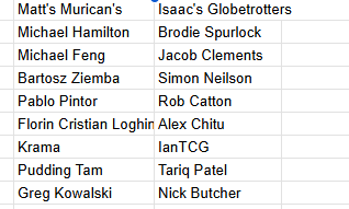 MATTHEWFOULKES's tweet image. Pro Tour draft, who has the better draft?