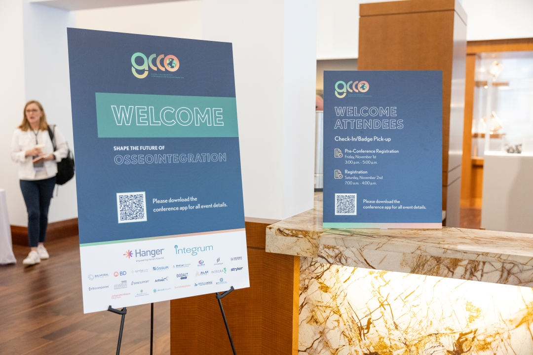The countdown to #GCCO2025 has begun! Registration opens this week. Save your spot at this year's most anticipated osseointegration conference in Charlotte, NC.
Abstract submissions close on April 15th. You still have time to submit.