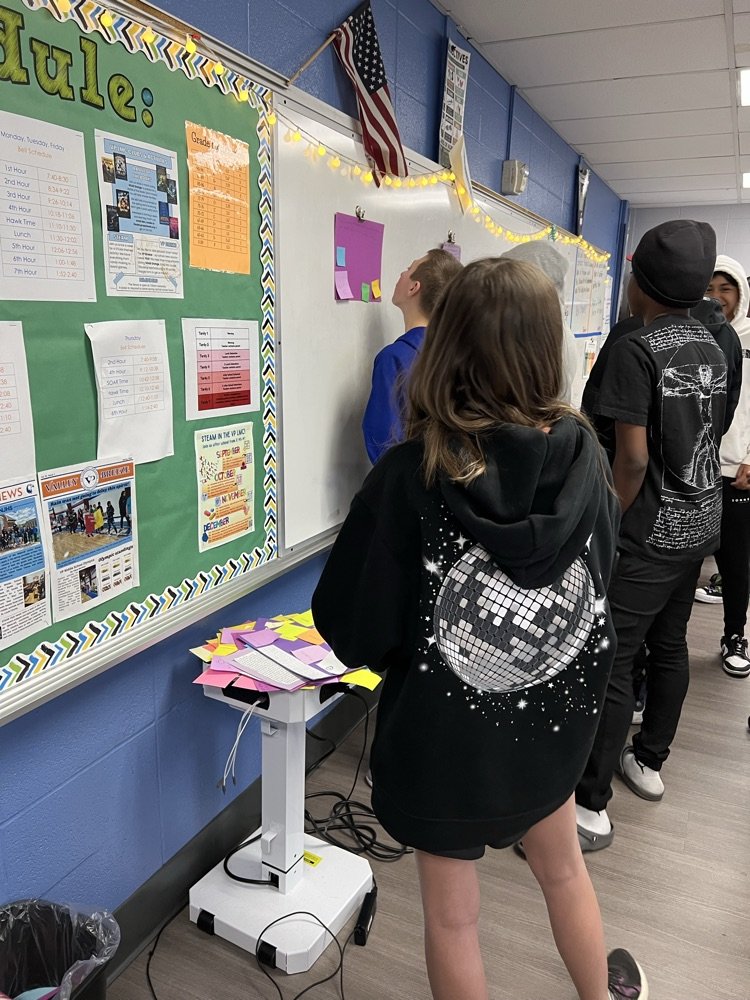 MrsSyron's tweet image. Writing about writing in 8th grade last week to analyze author&apos;s purpose #LimitlessLearning