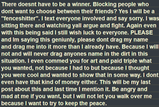 I typed this fast so my message might not come across as I want. Either way gl yall
