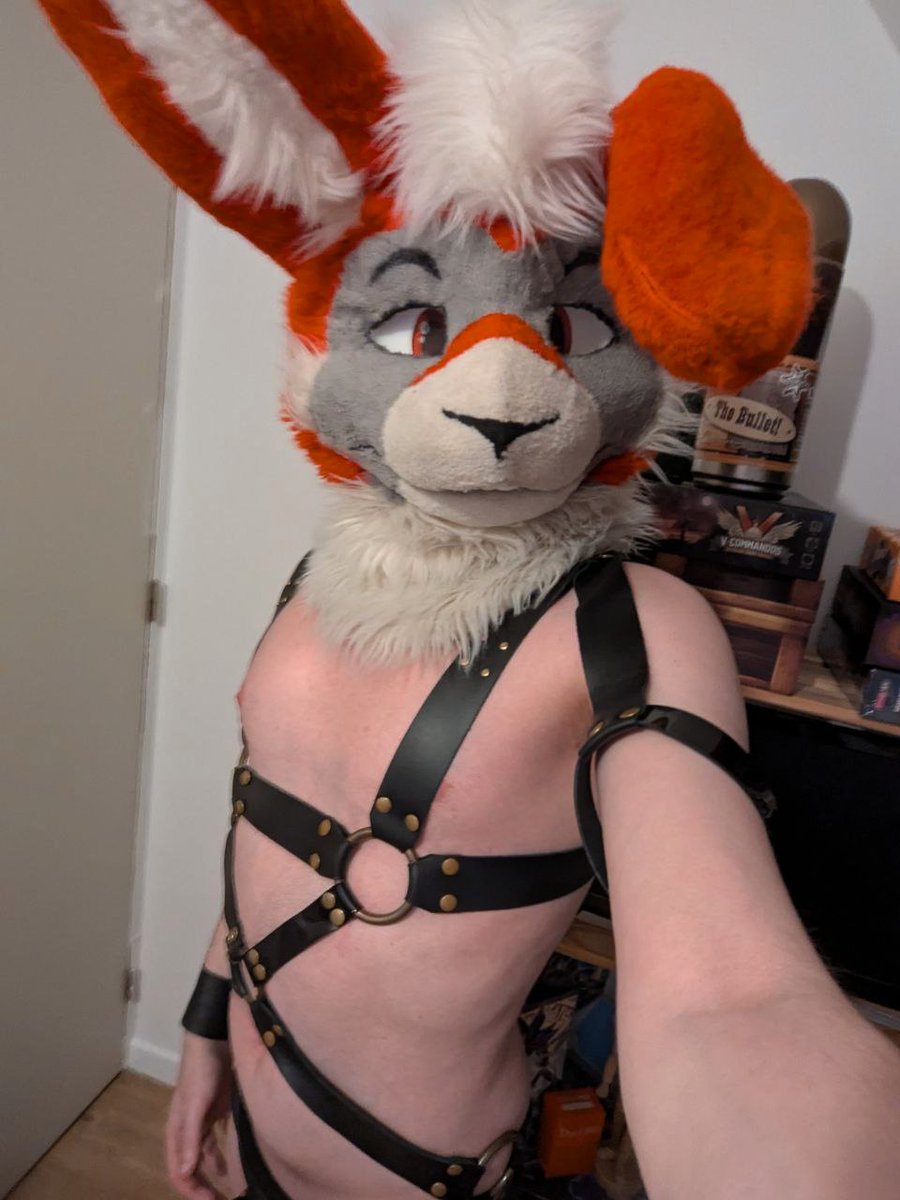 each day of his life locked in this gear
=> Don't hesitate to tease him if you're a good friend, he's very frustrated with his chastity cage those days, lol