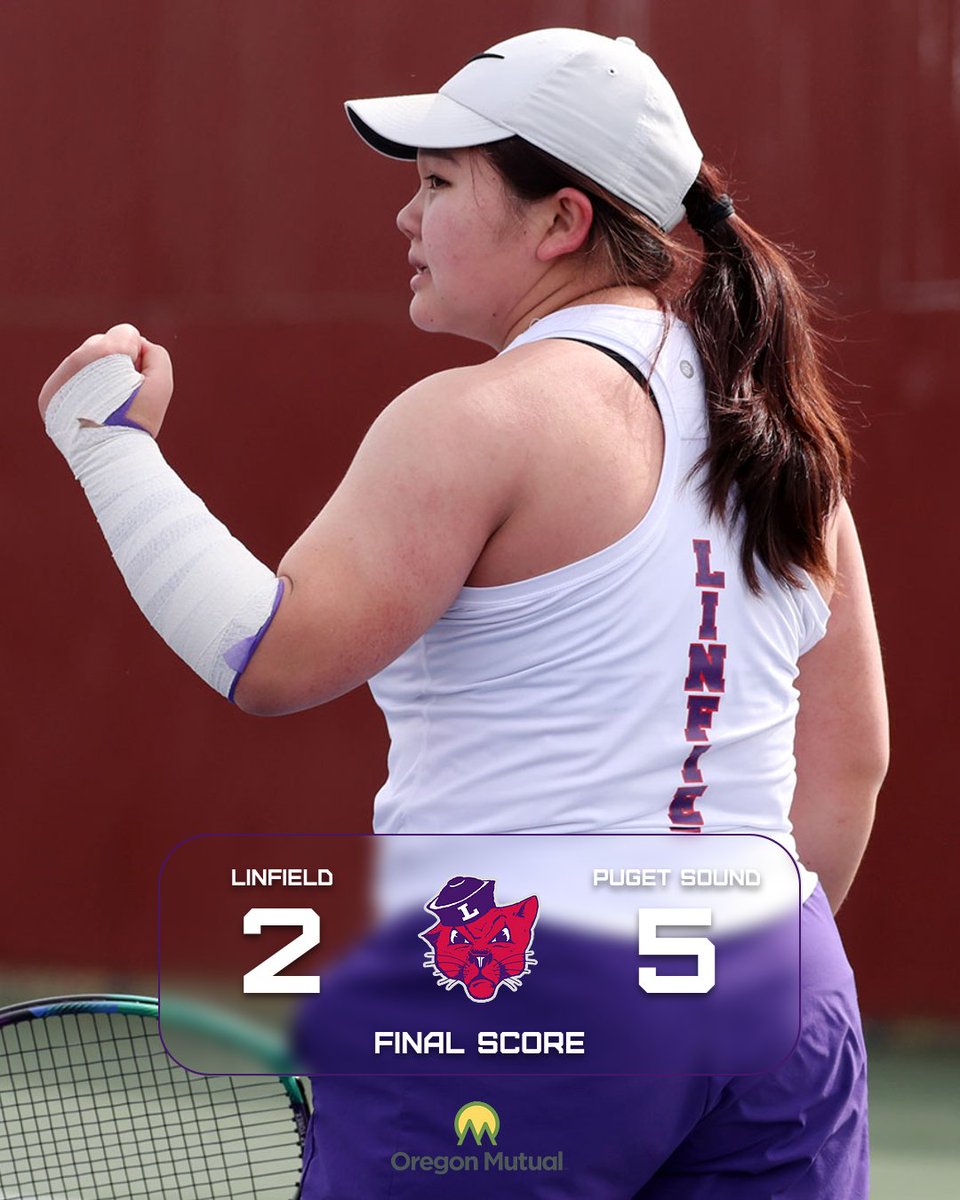 'Cats fall to Puget Sound 5-2 in a tough match

Full Story: tinyurl.com/mryphs5k

#RollCats | #d3tennis