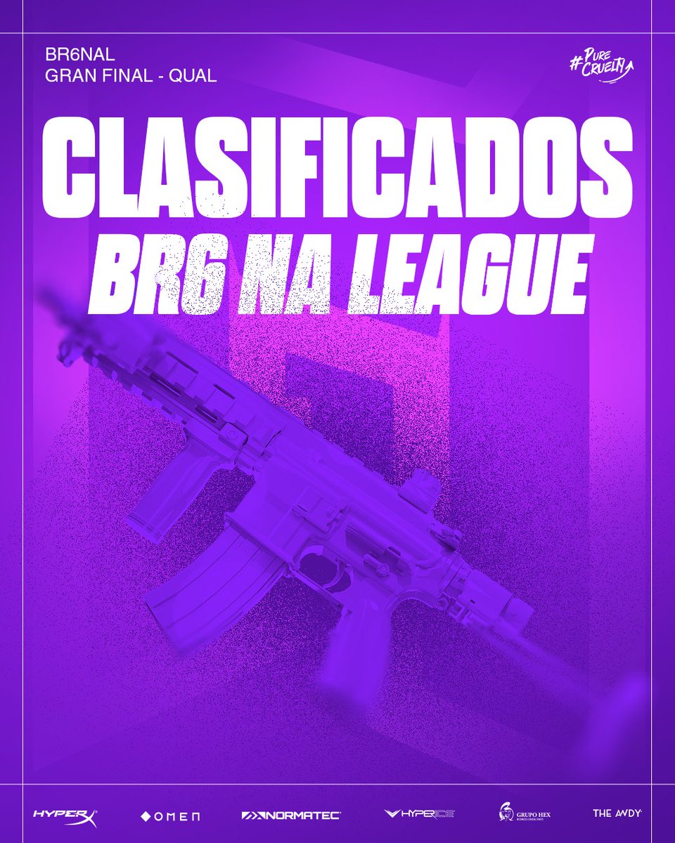 ¡LO LOGRAMOS! 🔥 

Nos consagramos con crueldad y pasamos a la Liga Norteamericana de Rainbow Six Siege! 🏆🎯

¡ESTO ES CRUELTY!