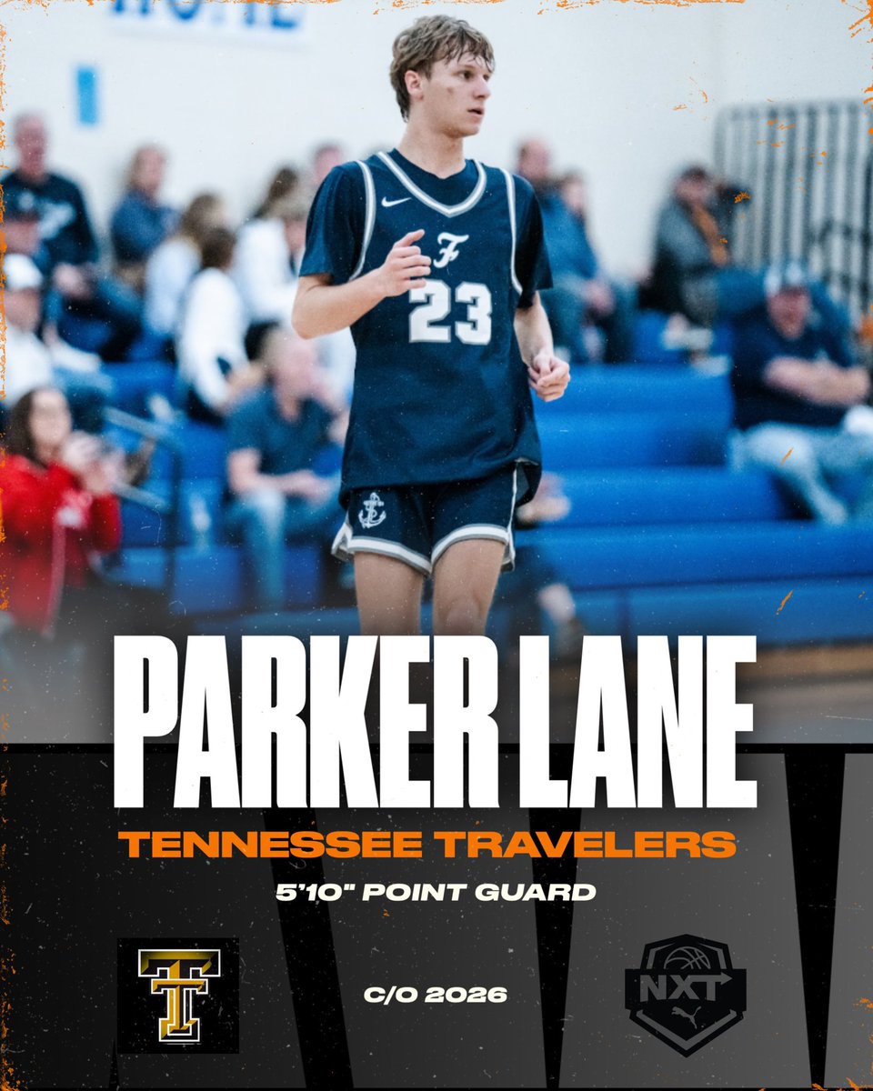 tntravelers2026's tweet photo. @ParkerL21112792 is NXT. Welcome to the @NxtProHoops circuit. Parker Lane is a floor general. Super fast and shifty decisions and shot maker. #letthedogseat @tntravelers5sp @tntravelers2026 @tnbasketballacademy @NxtProHoops @pro16league @pumahoops https://t.co/yW8z4lUnC2