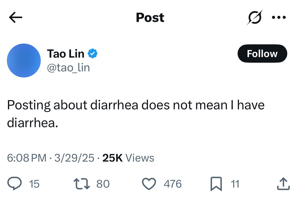 violentlyepic's tweet image. sounds like something someone with diarrhea would say