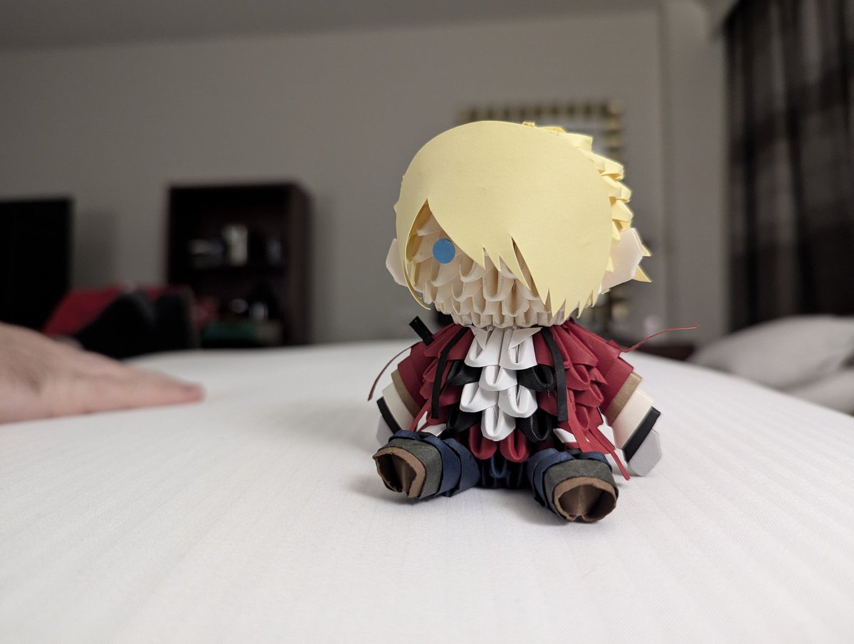 keicee47's tweet photo. Shoutout to @origamiperson for the amazing origami of #TEKKEN8 Leo! Already anticipating my next commission from them at Combo Breaker. (^_^)v https://t.co/0P2eEs0GTa
