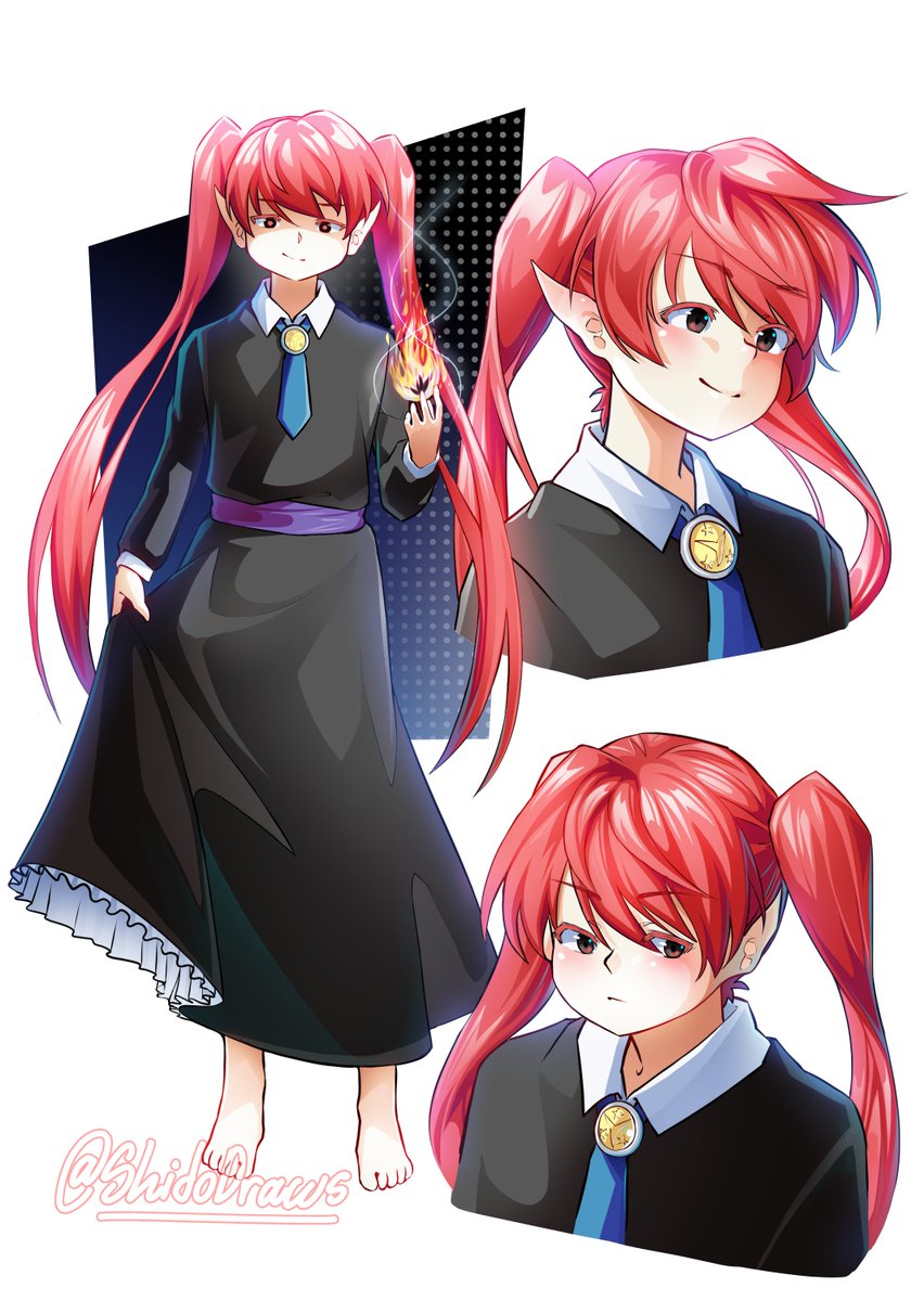 ShidoDraws's tweet image. I made a new OC, her name is Alice. :)