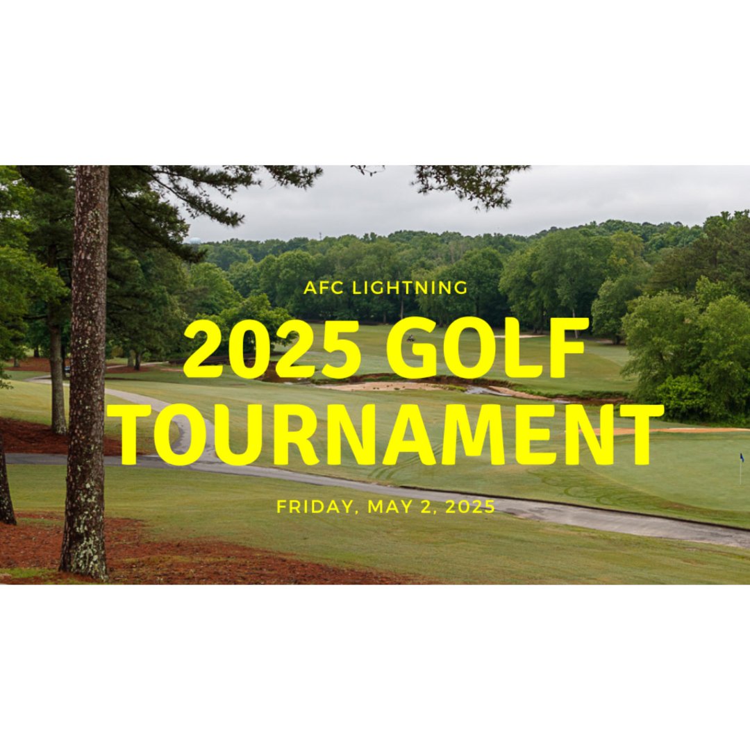 Don't miss your chance to register early for the 2025 AFC Lightning Golf Tournament and receive your discounted entry.  April 2nd, the early bird no longer gets the worm.  ow.ly/44IA50VrbyU