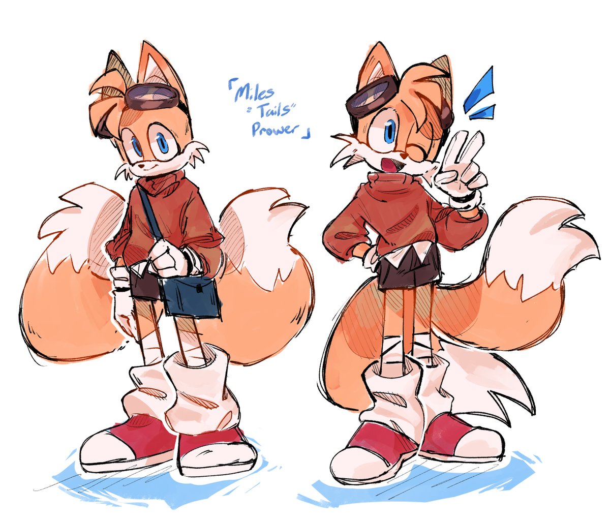 he so dope!!
#TailsTheFox #MilesTailsPrower