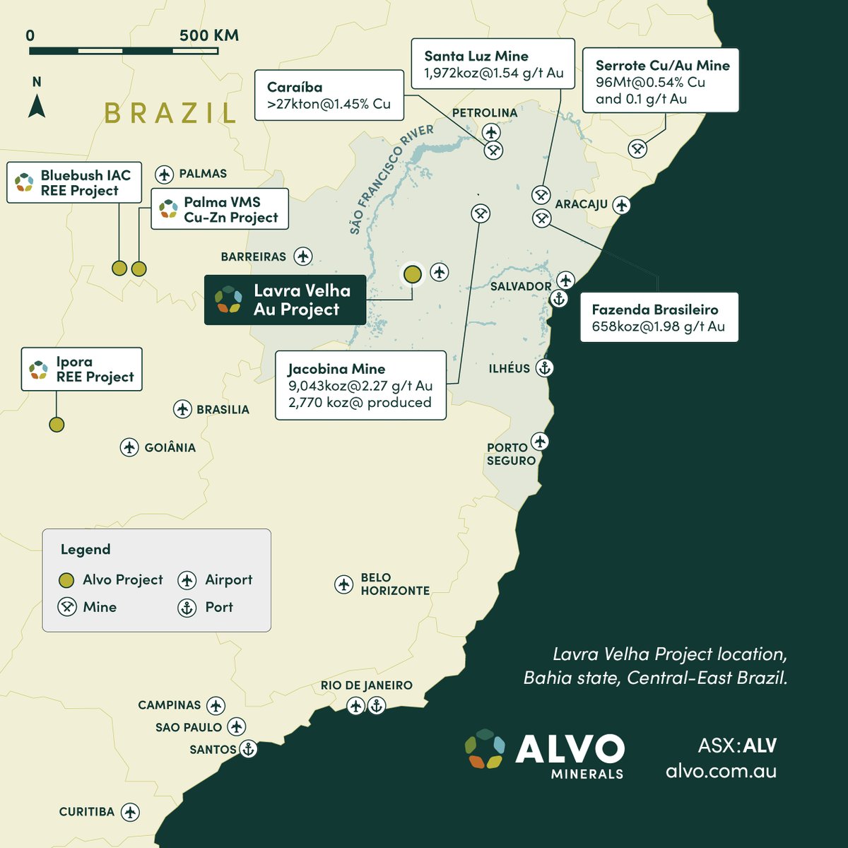AlvoMinerals's tweet photo. #ASXNews

$ALV.AX advises that it has entered into a non-binding LOI to acquire 100% of Pan American Silver Corp.’s (NYSE:PAAS) interest in the Lavra Velha #Gold #Copper Project, Brazil.

#ALV has a 45-day exclusivity period to complete due diligence.

https://t.co/ZzyNUmu7NZ https://t.co/Mwub61LxD5