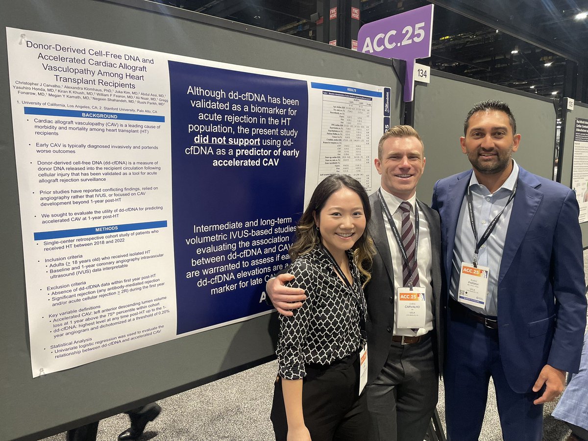 Rushi Parikh (@rushiparikh11) on Twitter photo Proud of mentees <a href="/dgsomucla/">David Geffen School of Medicine at UCLA</a> MS3 (!) <a href="/chris_carv29/">Chris Carvalho</a> & <a href="/StanfordMedRes/">StanfordMedRes</a> R1 <a href="/jukakimMD/">Juka Kim, MD</a> for presenting this work on post-HT CAV at @ ACC25. Thanks to collaborators <a href="/KiranKhush1/">Kiran Khush</a> <a href="/wfearonmd/">William Fearon</a> <a href="/AliNsairMD/">Ali Nsair, MD</a> <a href="/negeen_sh/">Negeen Shahandeh, MD</a> <a href="/gcfmd/">Gregg Fonarow MD</a> Proud of mentees <a href="/dgsomucla/">David Geffen School of Medicine at UCLA</a> MS3 (!) <a href="/chris_carv29/">Chris Carvalho</a> & <a href="/StanfordMedRes/">StanfordMedRes</a> R1 <a href="/jukakimMD/">Juka Kim, MD</a> for presenting this work on post-HT CAV at @ ACC25. Thanks to collaborators <a href="/KiranKhush1/">Kiran Khush</a> <a href="/wfearonmd/">William Fearon</a> <a href="/AliNsairMD/">Ali Nsair, MD</a> <a href="/negeen_sh/">Negeen Shahandeh, MD</a> <a href="/gcfmd/">Gregg Fonarow MD</a>