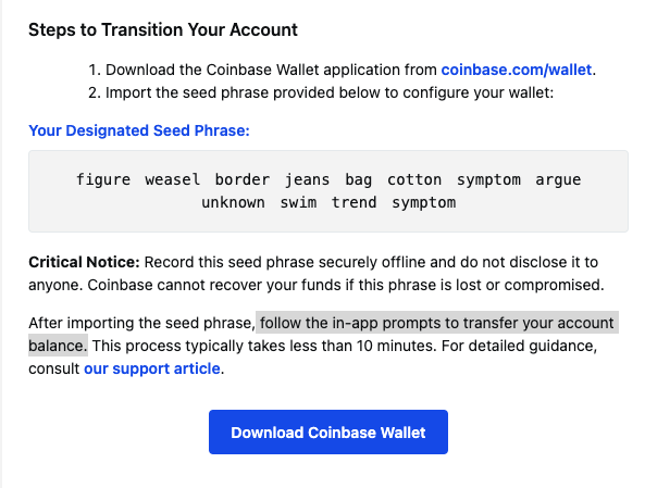 jakerb_'s tweet image. Pretty bad Coinbase Wallet Scam – Stay Vigilant 🧵