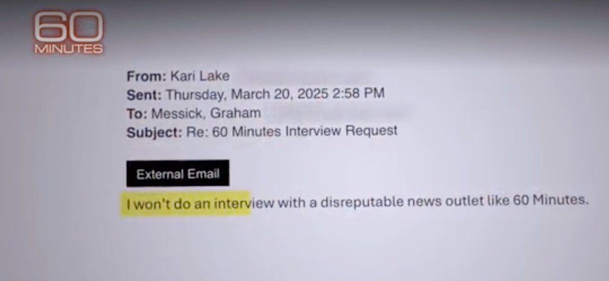 KariLake's tweet image. Thank you @60Minutes for airing my comment tonight!