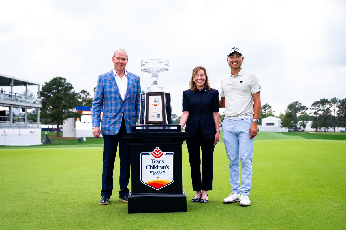 TCHouOpen's tweet photo. A successful tournament crowning a new champion⛳️🏆 

@AstrosGolf x @TexasChildrens https://t.co/0z7evvjlsF