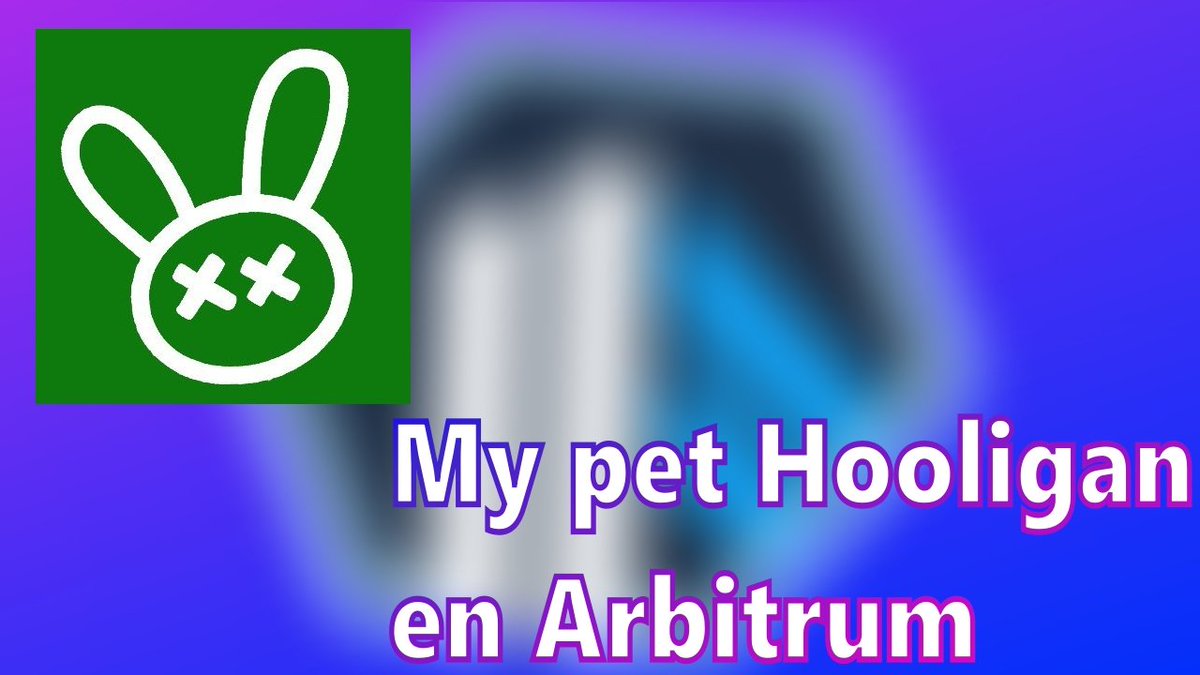 EmaCr1pto's tweet photo. ¡Los videojuegos siguen llegando a @arbitrum!

El juego @mypethooligan llega de la mano de Arbitrum, para así desbloquear el futuro de los videojuegos y el entretenimiento 🔥

Veamos un poco mas 🧵