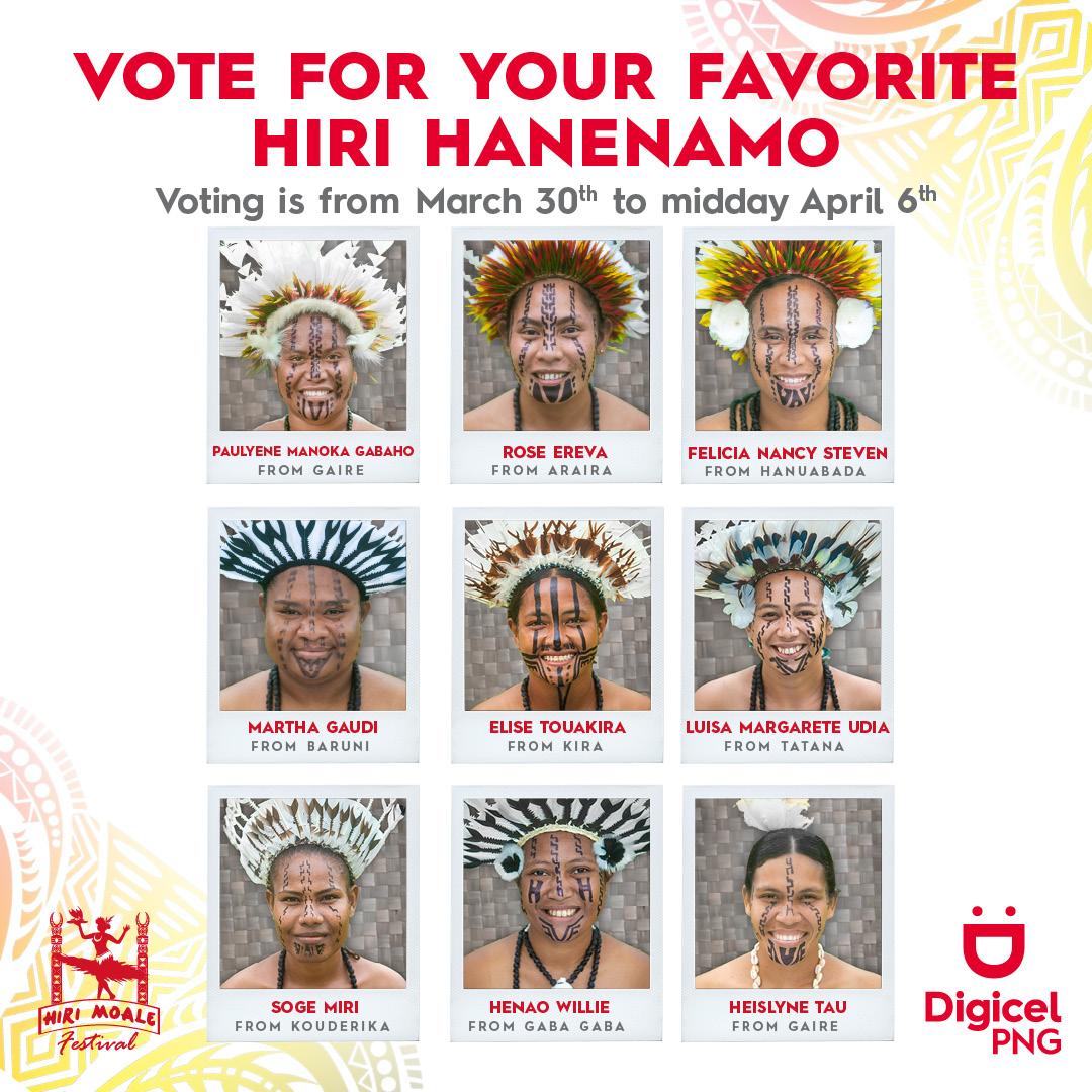 Digicel PNG (@digicelpng) on Twitter photo PNG, vote your favorite Hiri Hanenamo Contestant now for the '๐๐๐๐๐๐๐ ๐๐๐๐๐๐๐ ๐๐๐๐๐๐ ๐๐๐๐๐' Click on the link to vote facebook.com/10006448784252โฆ
#HiriMoaleFestival2025 #HiriHanenamoDigicelPeoplesChoiceAward #DigicelPNG #DigicelBetterTogether PNG, vote your favorite Hiri Hanenamo Contestant now for the '๐๐๐๐๐๐๐ ๐๐๐๐๐๐๐ ๐๐๐๐๐๐ ๐๐๐๐๐' Click on the link to vote facebook.com/10006448784252โฆ
#HiriMoaleFestival2025 #HiriHanenamoDigicelPeoplesChoiceAward #DigicelPNG #DigicelBetterTogether