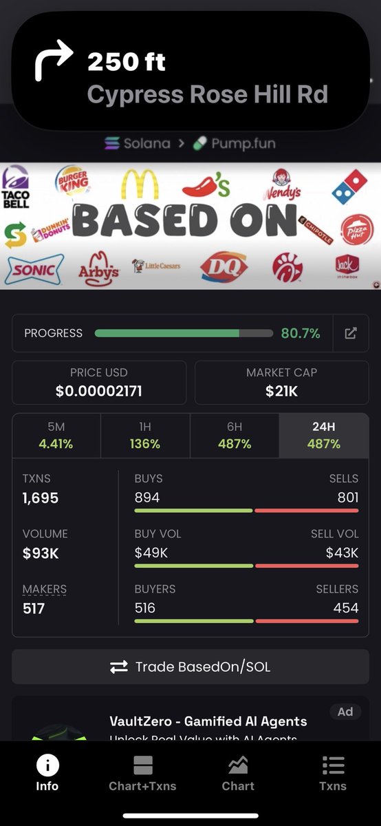 itsNickkedu's tweet image. The ticker is #BasedOn

This is a massive TikTok trend. I highly recommend you do a search. 

Begin to imagine onboarding folks and brands. I could see being a great pve project.

7jb9hLnTd7ooNET8iWVVytwYSrD6UGKXaMU45howpump