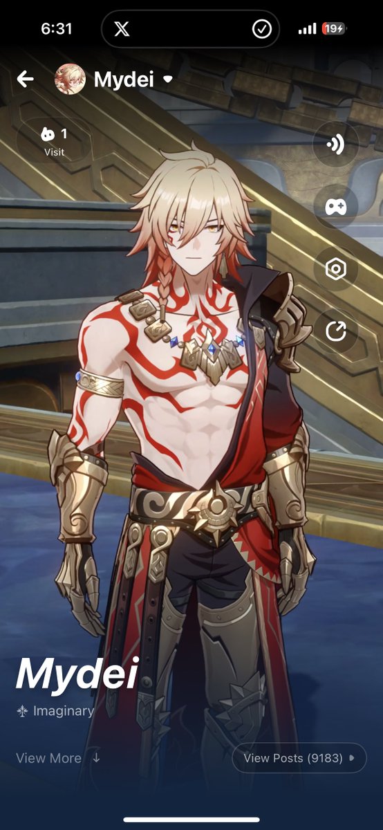// I was wondering why everyone is flirting with Ares as if he doesn’t stare at me like this whenever I go to his page