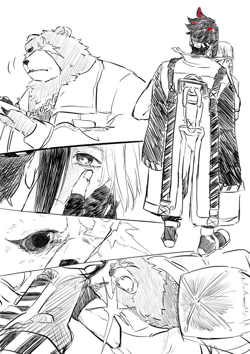 はくぎの夢が見たい!ありえん!と思ったので🐻のユメショを書き、絵もちょっとかきました
迷走する🐻と 暴走する夢主です。⚠️少し下品
#znzrプラス 
 https://t.co/265f5aAfY7 