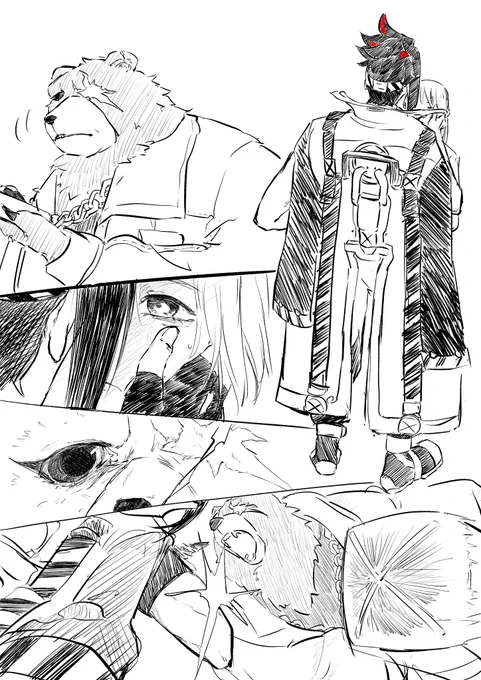 はくぎの夢が見たい!ありえん!と思ったので🐻のユメショを書き、絵もちょっとかきました
迷走する🐻と 暴走する夢主です。⚠️少し下品
#znzrプラス 
 https://t.co/265f5aAfY7 