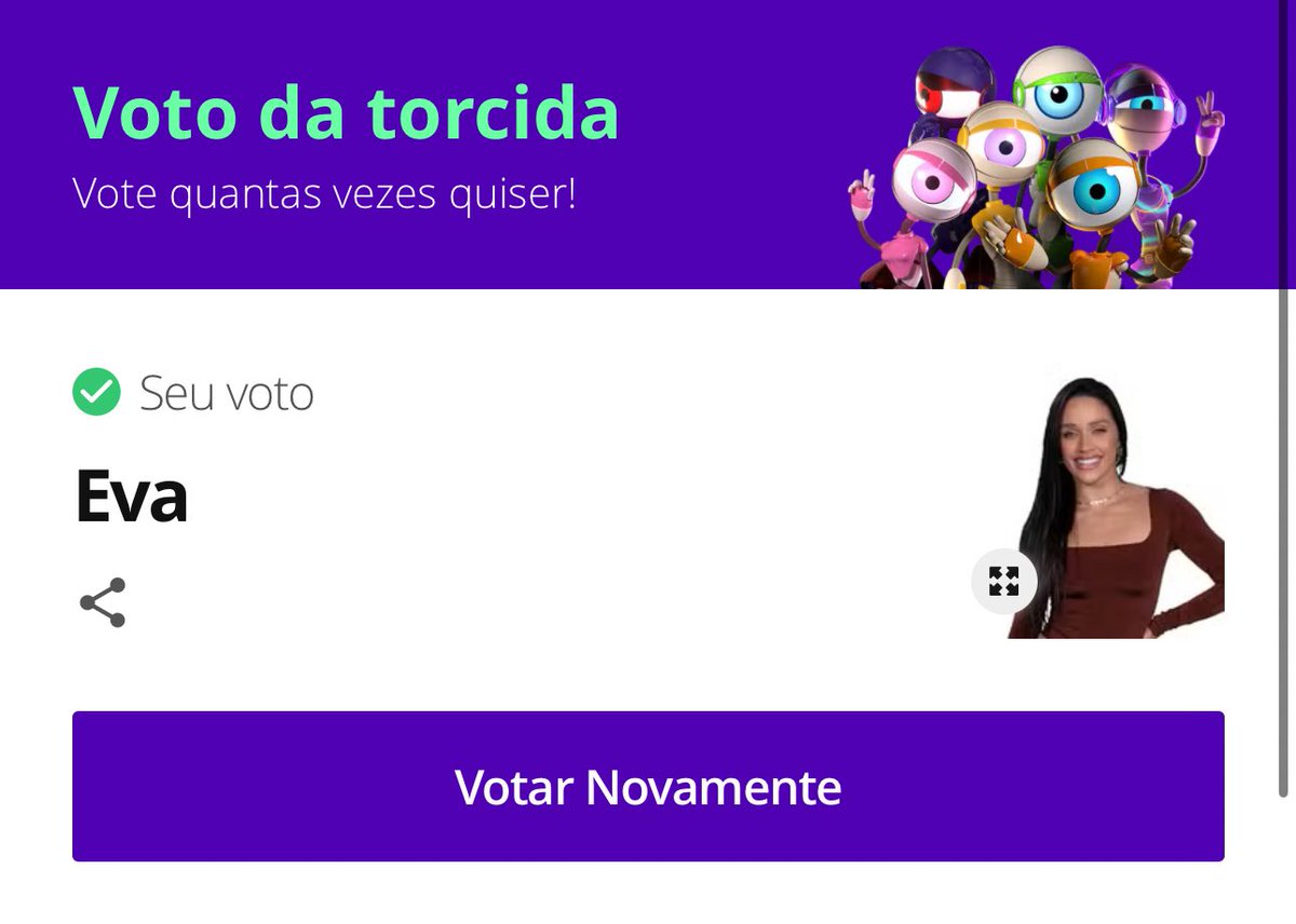 Lembrando que só gritar no Twitter nao funciona

#ForaEva #BBB25