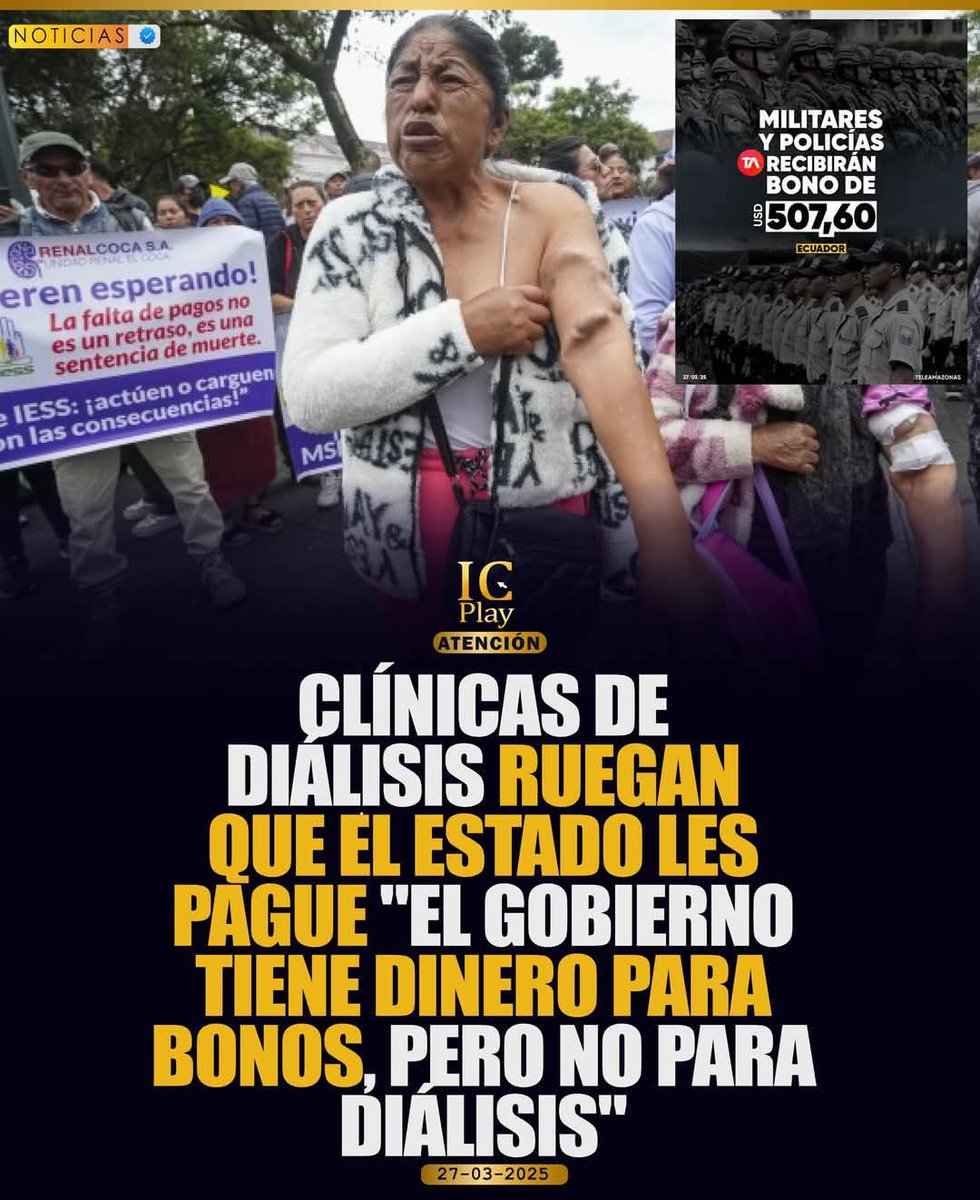 Me ha traído problemas postear esto.

Pero mil veces con las personas que se realizan diálisis a mis "amigos".