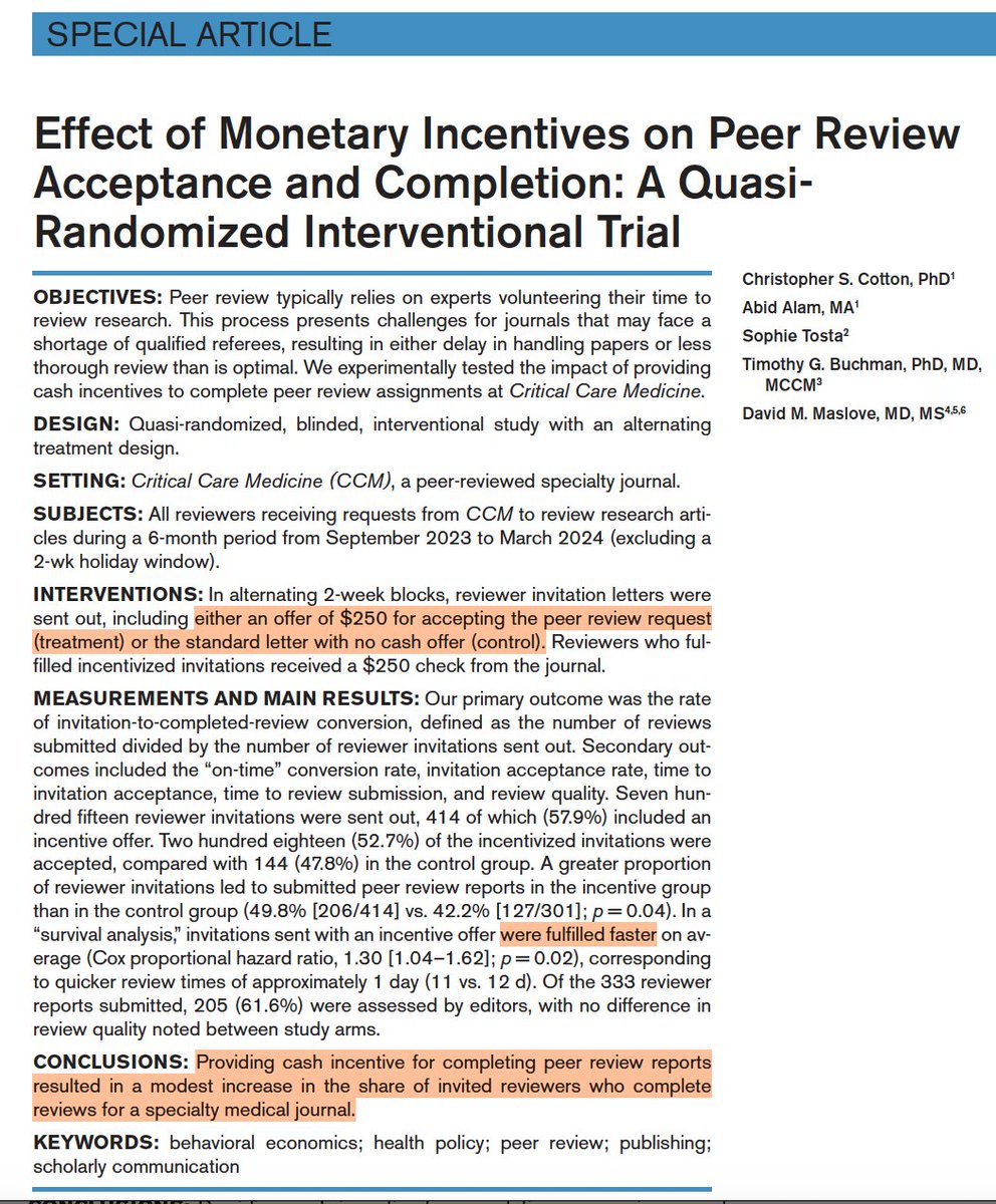 Abhishek Lenka (@abhilenka11) on Twitter photo Hope this goes beyond a QI project or academic exercise and becomes the norm! <a href="/CritCareMed/">Critical Care Medicine</a>
#academia #neurotwitter #peerreviewers
journals-lww-com.foyer.swmed.edu/ccmjournal/ful… Hope this goes beyond a QI project or academic exercise and becomes the norm! <a href="/CritCareMed/">Critical Care Medicine</a>
#academia #neurotwitter #peerreviewers
journals-lww-com.foyer.swmed.edu/ccmjournal/ful…