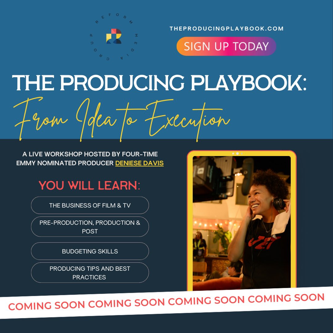 In honor of turning another year older and wiser today (Aries gang ♈️!), the time has come to put all that I’ve learned about my producing career into a digestible live workshop! Still finessing details but sign up to receive more info upon official launch theproducingplaybook.com