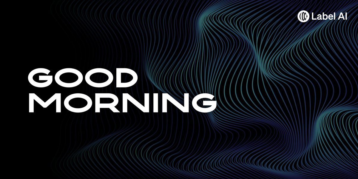 LABELFoundation's tweet image. ☀️ Good vibes, good morning!

Set the tone for a great day with the calming music from LABEL AI.
May your day be filled with joy and serenity! 🎵✨

▶️ Download TRACKS dApp: clesson.page.link/GMEHtKdcnQWAVh…

#LABELAI #Label #TRACKS #GoodDay #Web3 #Blockchain #Crypto #MusicFI