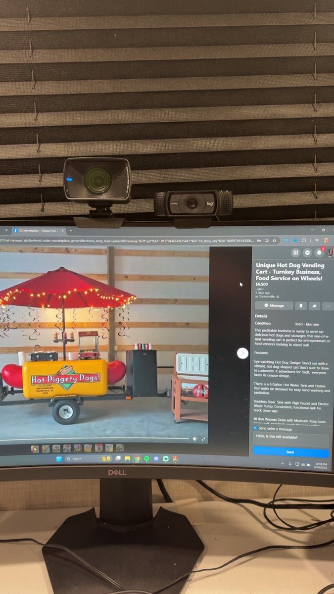 HOTDOG VENDOR STREAM?