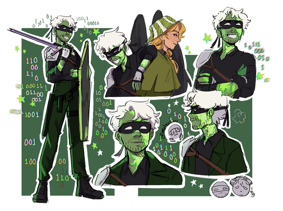 meteooru's tweet photo. Hello! I want to build a portfolio of character sheets similar more or less to this (full body + expressions + props etc) so I'm opening some slots for 25$ (plus extras) :D

If you're interested here's the link to Vgen: https://t.co/HzxhVdjX1B https://t.co/rKPucSUoCI