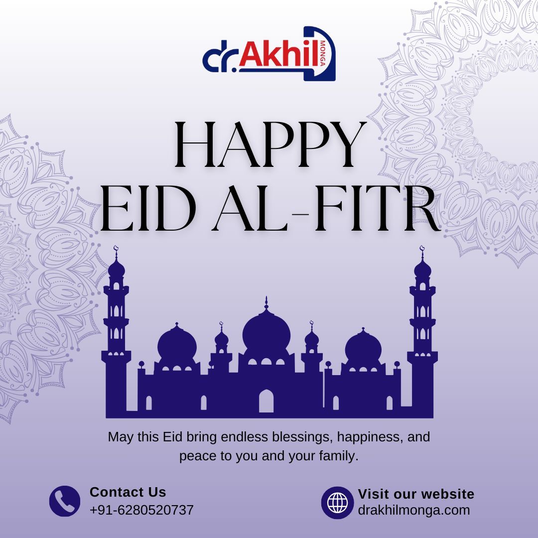 Eid Mubarak! May this Eid bring endless blessings, happiness, and peace to you and your loved ones. 🌙 Celebrate togetherness, gratitude, and new beginnings!

📞 Contact us: +91-6280520737
🌐 Visit: drakhilmonga.com
.
.
#EidMubarak #EidCelebration #FestiveVibes #Blessings
