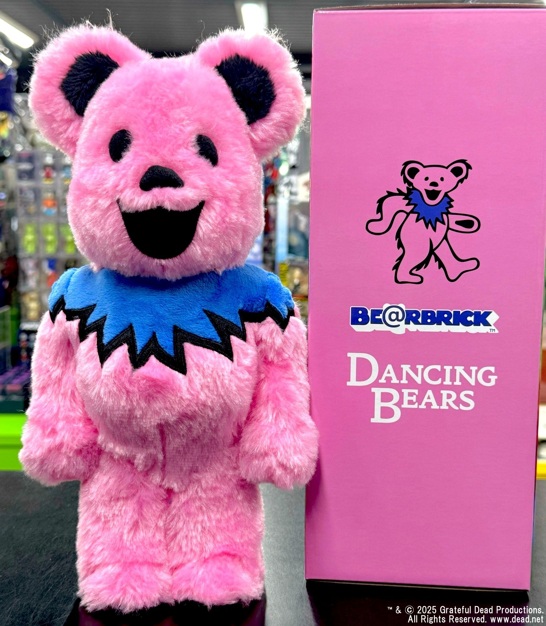 BE@RBRICK GRATEFUL DEAD DANCING BEAR PINK Ver. 100％ ベア