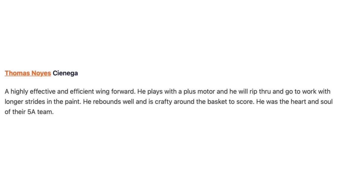 Thank you <a href="/GreggRosenberg1/">Gregg Rosenberg</a>  for the evaluation!