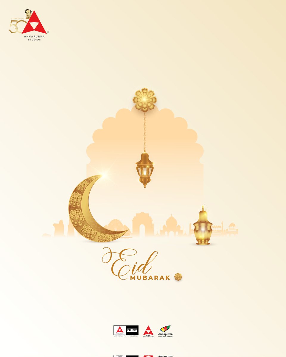 Annapurna Studios (@annapurnastdios) on Twitter photo Like a perfect film, may your life be filled with love, light, and unforgettable moments. Wishing you a blockbuster year ahead! 💫
#EidMubarak #AnnapurnaStudios <a href="/ANRVirtual/">ANR Virtual</a> #ANRSoundAndVision <a href="/acfmofficial/">Annapurna College of Film and Media</a> Like a perfect film, may your life be filled with love, light, and unforgettable moments. Wishing you a blockbuster year ahead! 💫
#EidMubarak #AnnapurnaStudios <a href="/ANRVirtual/">ANR Virtual</a> #ANRSoundAndVision <a href="/acfmofficial/">Annapurna College of Film and Media</a>