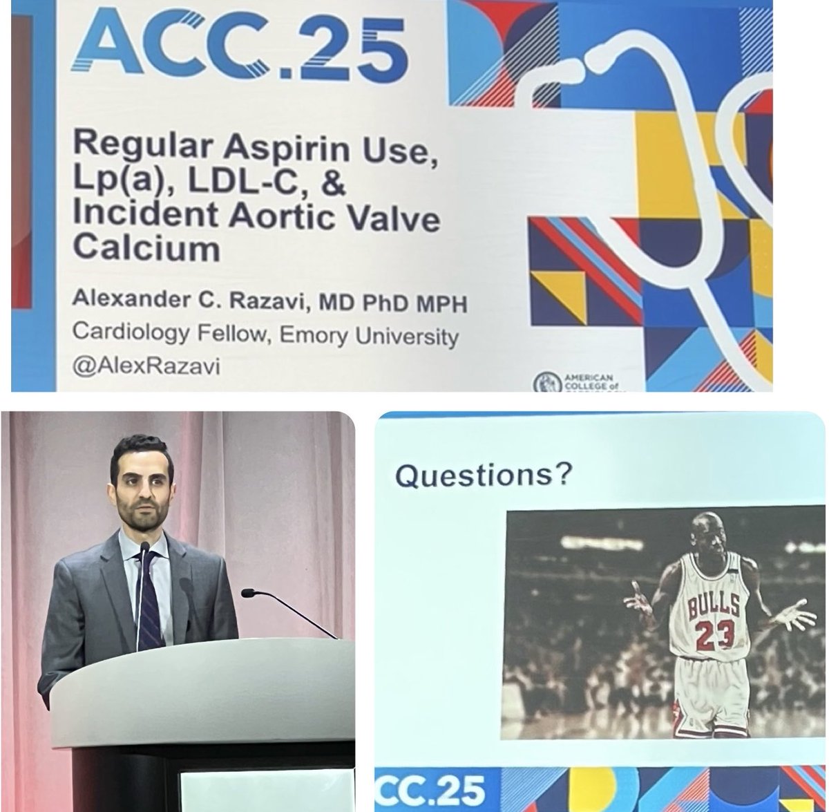 Roger Blumenthal (@rblument1) on Twitter photo What a great honor for <a href="/JoshAllenQB/">Josh Allen</a> of Preventive Cardiology Alex Razavi to be the youngest finalist in the #ACC25 Young Investigators Competition in the Windy City known for the 1 & only MJ23 <a href="/CiccaroneCenter/">Johns Hopkins Ciccarone Center</a> <a href="/hopkinsheart/">Johns Hopkins Cardiology</a> <a href="/emoryheart/">Emory Cardiology</a> What a great honor for <a href="/JoshAllenQB/">Josh Allen</a> of Preventive Cardiology Alex Razavi to be the youngest finalist in the #ACC25 Young Investigators Competition in the Windy City known for the 1 & only MJ23 <a href="/CiccaroneCenter/">Johns Hopkins Ciccarone Center</a> <a href="/hopkinsheart/">Johns Hopkins Cardiology</a> <a href="/emoryheart/">Emory Cardiology</a>
