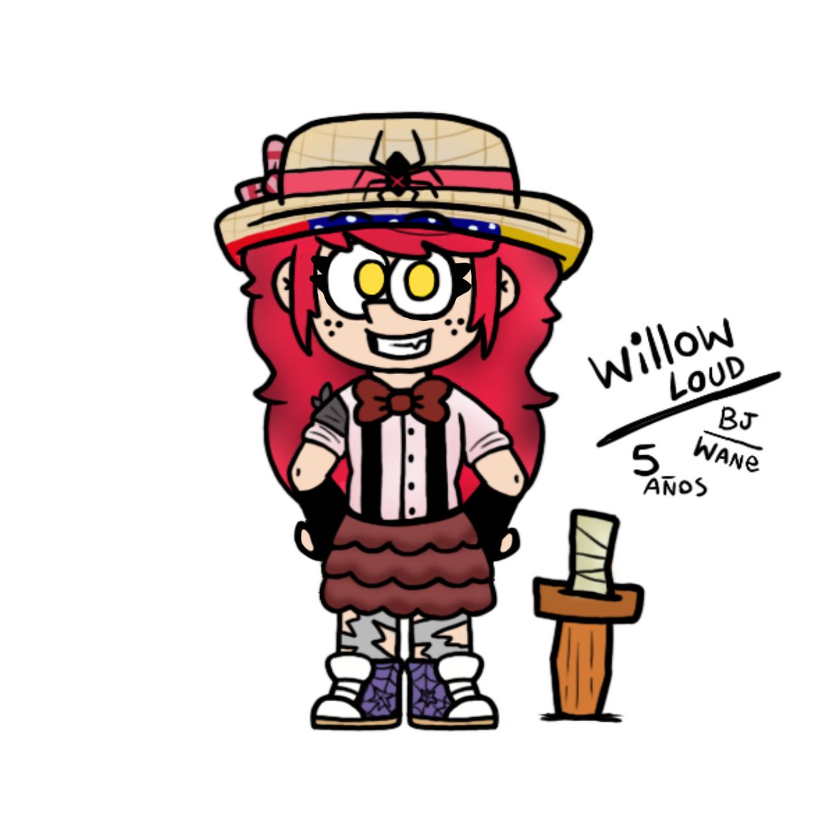 CorbatasDraws's tweet photo. @Exdvvv COMMISION!
Una nueva camada de OCs esta por llegar asi que demosle la bienvenida a la pequeña Willow.
Una chica llena de referencias de las personas importantes de su vida.🕷️🇻🇪🎀
#Sinkids #Sin_Kids #WillowLoud #Willow_Loud #Waneloud #Bobbyjr #3rdgeneration #Character #OC https://t.co/xIp0oTbhOH