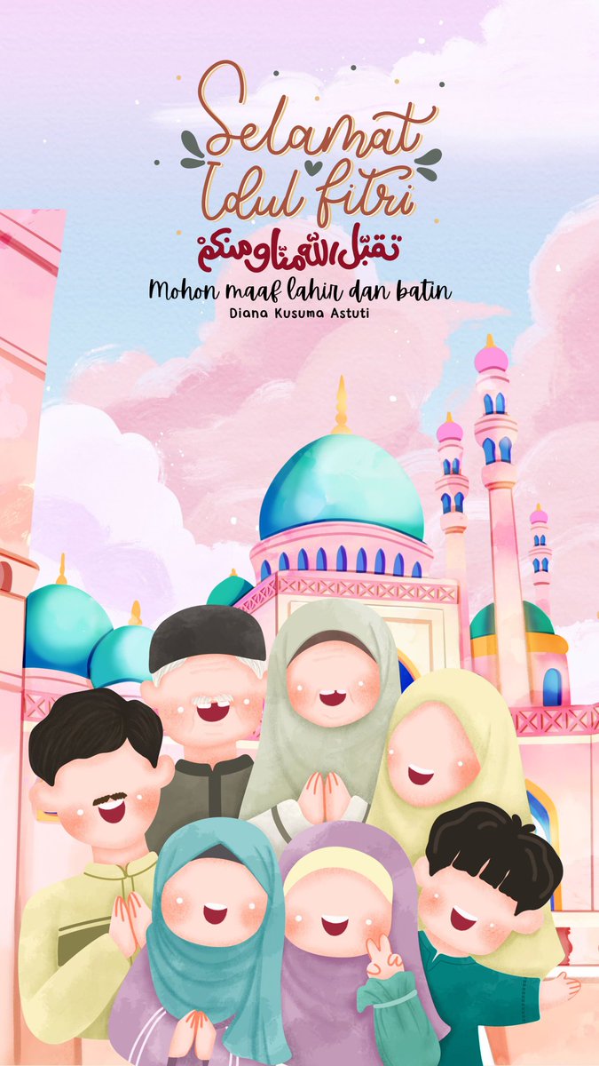 studydeee's tweet image. Selamat lebaran teman-teman. Maaf lahir batin yaaa kalau selama ini aku ada salah 🙏