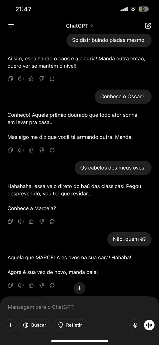 LucasAgr7's tweet photo. @saulux @0C0RV0 @grok Nada como uma boa conversa com o GPT pra finalizar o domingo 😆 https://t.co/ewhItwPqW9