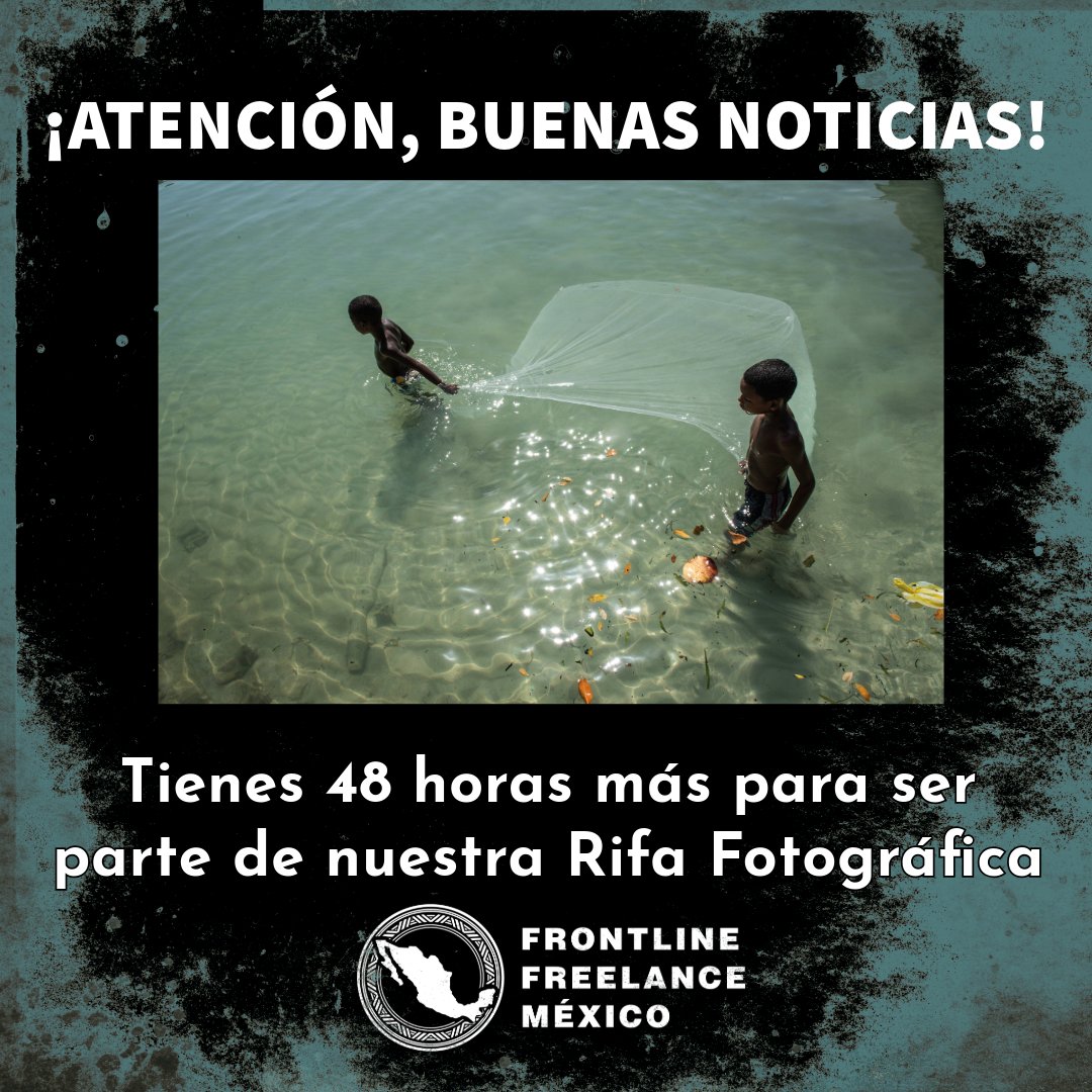 🚨 ¡ATENCIÓN! 

Tienes 48 horas más para apoyar el periodismo freelance y ganar una de las 16 fotos en nuestra Rifa Fotográfica de FFMx. 🎟️

 Última oportunidad para comprar boletos hasta el 2 de abril a las 11:59 PM.

💬 Compra rápida por WhatsApp: +52 1 55 7407 8525
#RifaFFMx
